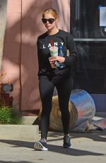 ASHLEY BENSON Leaves a Gym in West Hollywood 02/08/2016