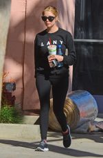 ASHLEY BENSON Leaves a Gym in West Hollywood 02/08/2016