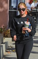 ASHLEY BENSON Leaves a Gym in West Hollywood 02/08/2016