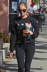 ASHLEY BENSON Leaves a Gym in West Hollywood 02/08/2016