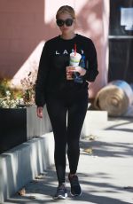 ASHLEY BENSON Leaves a Gym in West Hollywood 02/08/2016