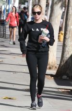 ASHLEY BENSON Leaves a Gym in West Hollywood 02/08/2016