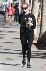 ASHLEY BENSON Leaves a Gym in West Hollywood 02/08/2016