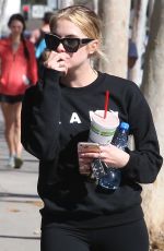 ASHLEY BENSON Leaves a Gym in West Hollywood 02/08/2016