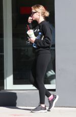 ASHLEY BENSON Leaves a Gym in West Hollywood 02/08/2016