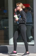 ASHLEY BENSON Leaves a Gym in West Hollywood 02/08/2016