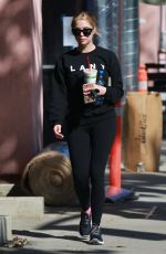 ASHLEY BENSON Leaves a Gym in West Hollywood 02/08/2016