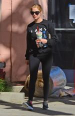 ASHLEY BENSON Leaves a Gym in West Hollywood 02/08/2016