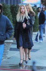 ASHLEY BENSON Out and About in New York 02/18/2016
