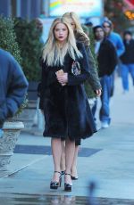 ASHLEY BENSON Out and About in New York 02/18/2016