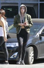 ASHLEY BENSON Out and About in West Hollywood 02/07/2016