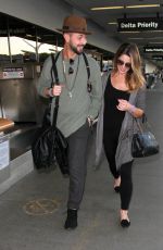 ASHLEY GREENE at Los Angeles International Airport 02/08/2016