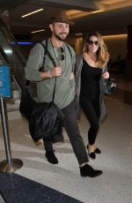 ASHLEY GREENE at Los Angeles International Airport 02/08/2016