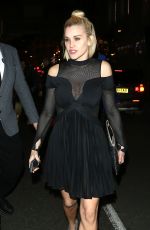 ASHLEY ROBERTS Leaves W Hotel in London 02/22/2016