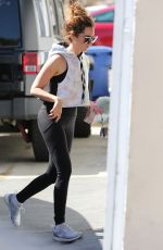 ASHLEY TISDALE Arrives at a Gym in Los Angeles 02/24/2016