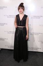 BAILEE MADISON at bcbgmaxazria Fall 2016 Fashion Show at New York Fashion Week 02/11/2016