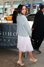 BAILEE MADISON at Her Hotel in New York 02/11/2016