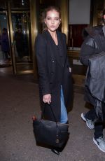 BARBARA PALVIN Leaves Her Hotel in New York 02/13/2016
