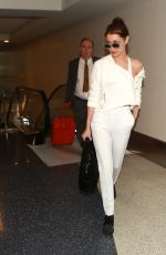 BELLA HADID Arrives at LAX Airport in Los Angeles 02/08/2016