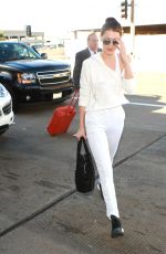 BELLA HADID Arrives at LAX Airport in Los Angeles 02/08/2016