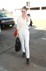 BELLA HADID Arrives at LAX Airport in Los Angeles 02/08/2016