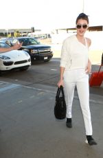 BELLA HADID Arrives at LAX Airport in Los Angeles 02/08/2016