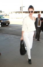 BELLA HADID Arrives at LAX Airport in Los Angeles 02/08/2016