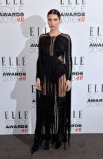 BELLA HADID at Elle Style Awards in London 02/23/2016