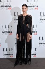 BELLA HADID at Elle Style Awards in London 02/23/2016
