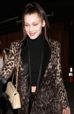 BELLA HADID at Nice Guy in West Hollywood 02/20/2016