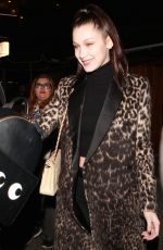 BELLA HADID at Nice Guy in West Hollywood 02/20/2016