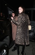 BELLA HADID at Nice Guy in West Hollywood 02/20/2016