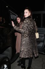 BELLA HADID at Nice Guy in West Hollywood 02/20/2016