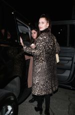 BELLA HADID at Nice Guy in West Hollywood 02/20/2016
