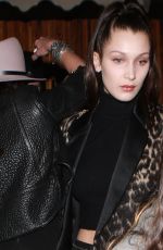 BELLA HADID at Nice Guy in West Hollywood 02/20/2016