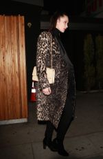 BELLA HADID at Nice Guy in West Hollywood 02/20/2016