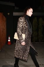 BELLA HADID at Nice Guy in West Hollywood 02/20/2016
