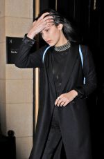BELLA HADID Leaves The Dorchester Hotel in London 02/23/2016