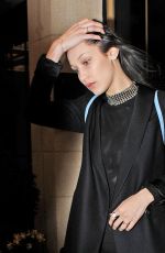 BELLA HADID Leaves The Dorchester Hotel in London 02/23/2016