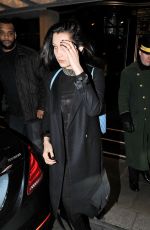 BELLA HADID Leaves The Dorchester Hotel in London 02/23/2016