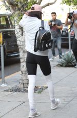 BELLA HADID Out and About in Los Angeles 02/18/2016