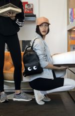 BELLA HADID Out and About in Los Angeles 02/18/2016