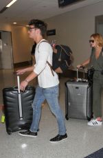 BELLA THORNE at Los Angeles International Airport 02/16/2016