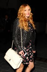 BELLA THORNE Night Out in West Hollywood 02/03/2016