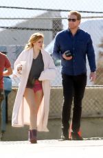 BELLA THORNE on the Set of 