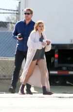 BELLA THORNE on the Set of 