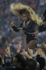 BEYONCE KNOWLES Performs at Pepsi Super Bowl 50 Halftime Show in Santa Clara 02/07/2016