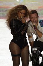 BEYONCE KNOWLES Performs at Pepsi Super Bowl 50 Halftime Show in Santa Clara 02/07/2016