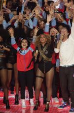 BEYONCE KNOWLES Performs at Pepsi Super Bowl 50 Halftime Show in Santa Clara 02/07/2016