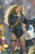 BEYONCE KNOWLES Performs at Pepsi Super Bowl 50 Halftime Show in Santa Clara 02/07/2016